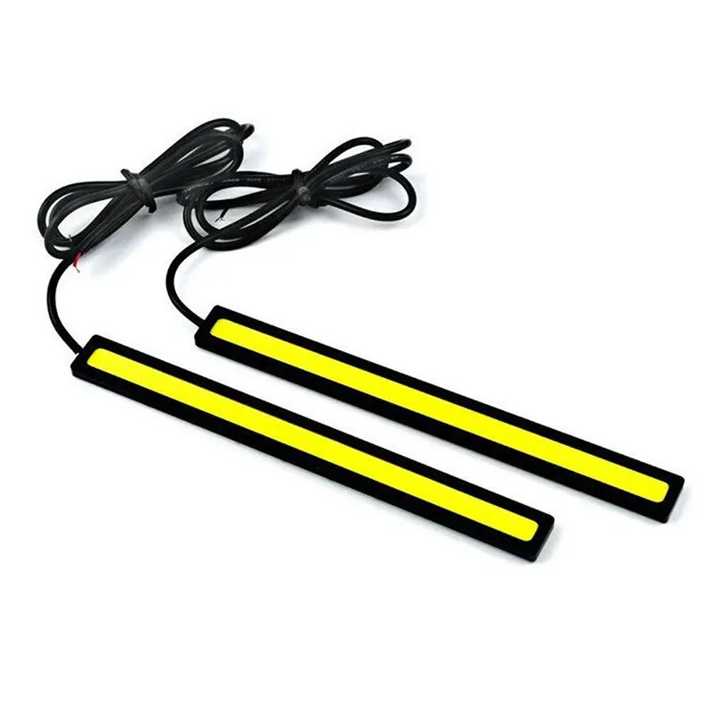 Led Fog Lamps 2pcs 17cm Universal Waterproof Daytime Running Lights COB Car Styling