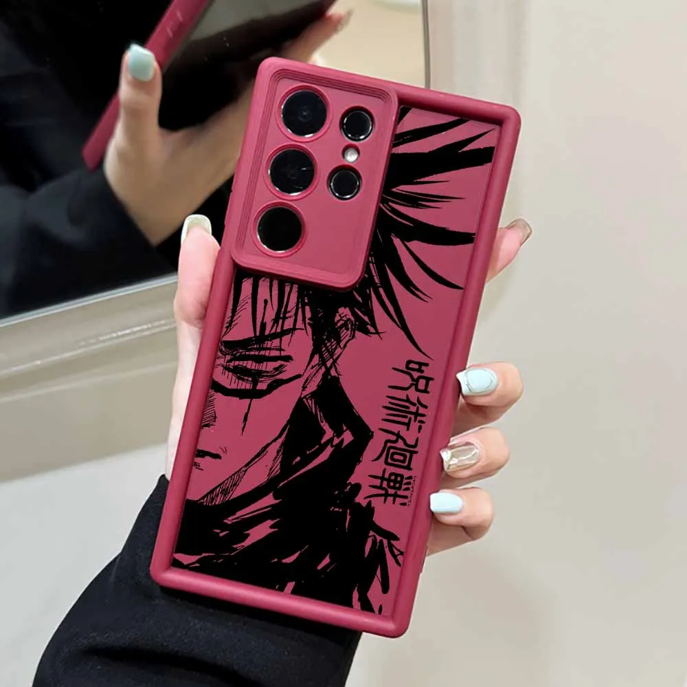 Jujutsu Kaisen Anime Soft Phone Case with Eye Design