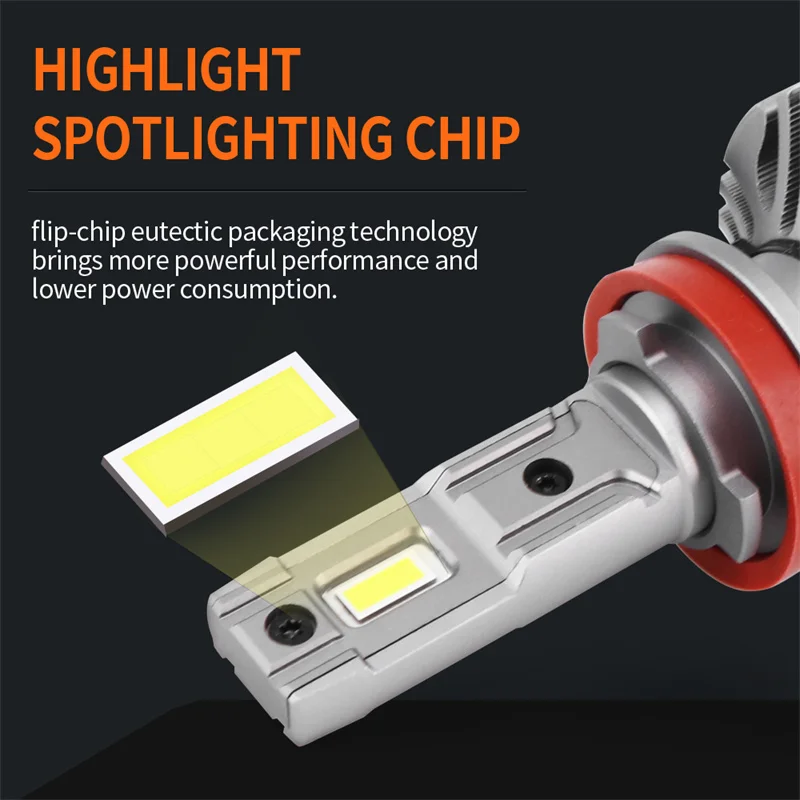 4300K S5 60W 6000LM H7 H11 9005 9006 LED Bulb Light Lamp H4 H7 H8 9005 9006 9012 Car Led Headlight Kits Fog Light for Bmw