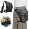 Waterproof Drop Leg Bag Thigh Hip Bum Belt Waist Bag Men Motorcycle Fanny Pack Outdoor Tactical Travel Bag Motorbike Riding Bags