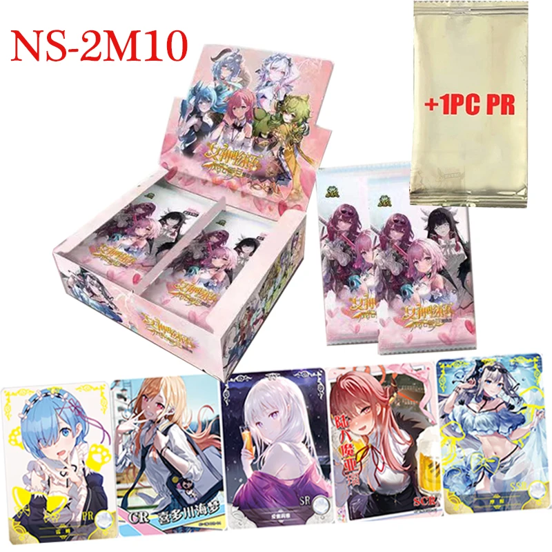 New Goddess Story 2 M10 Ptr Scr Cr Collection Cards Anime Girl Tcg Game Card Child Kids Table Toys For Family Birthday Gift