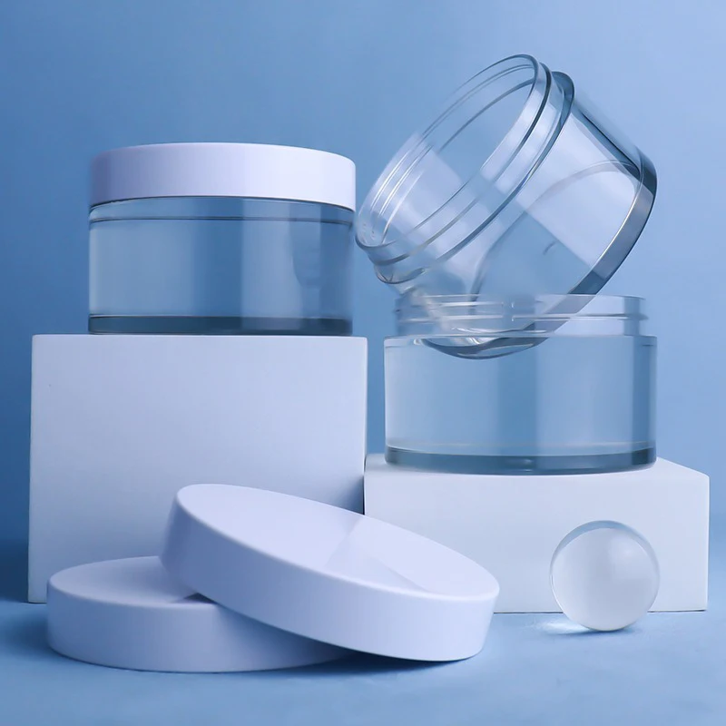 PET Clear Cream Jar Thickening Plastic Refillable Moisturizer Lotion Mask DIY Fragrance Candle Container Skincare 100/120/150ML moisturizer jar