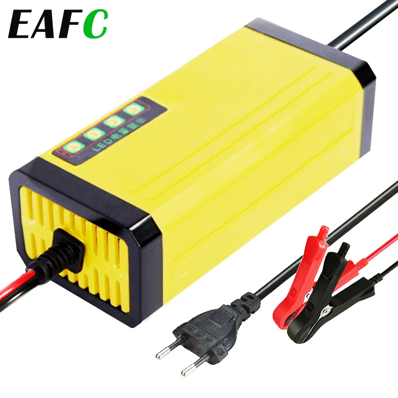 Auto Auto Batterie ladegerät 12V 2a LED-Anzeige 220V 110V EU uns Smart Car  Truck Motorrad Auto ladegerät für 12V 12ah 14ah 20ah