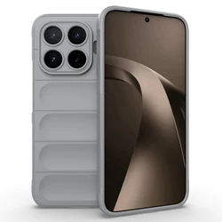 Skin - Friendly Flexible Soft Silicone Shockproof Phone Case - Enhanced Protection Cover - Xiaomi 14 (GRAY)
