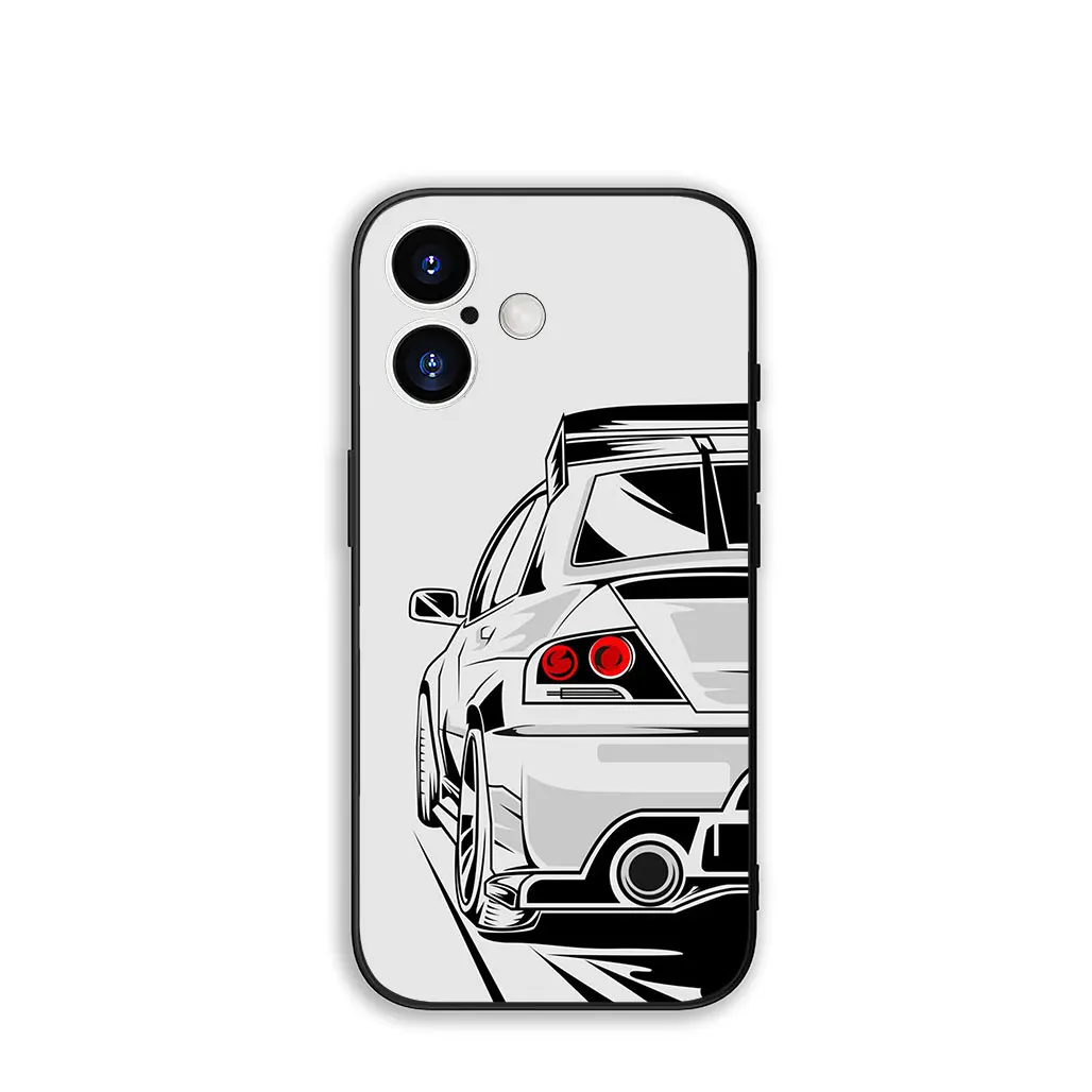 Supercar Cartoon Protective Phone Case - Vibrant Design Phone Cover