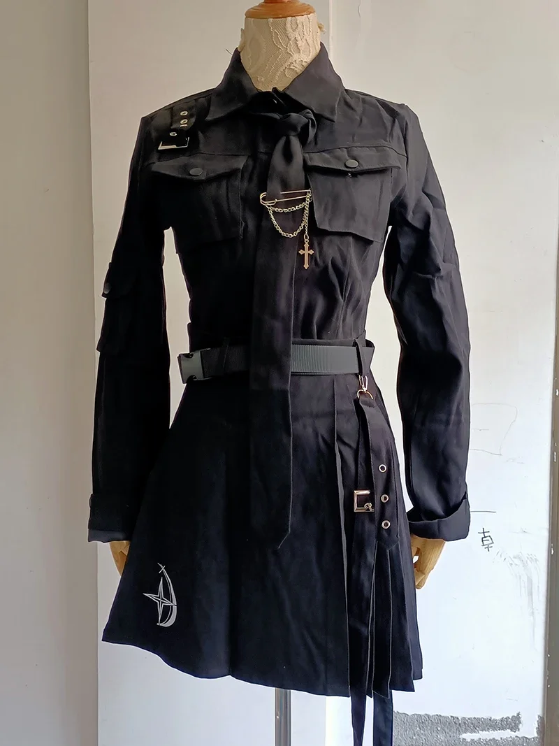 Spring Harajuku Streetwear Two-Piece Skirt Spring Oversize Punk Chain Ribbon Skirts Women 2 Piece Suit For Female