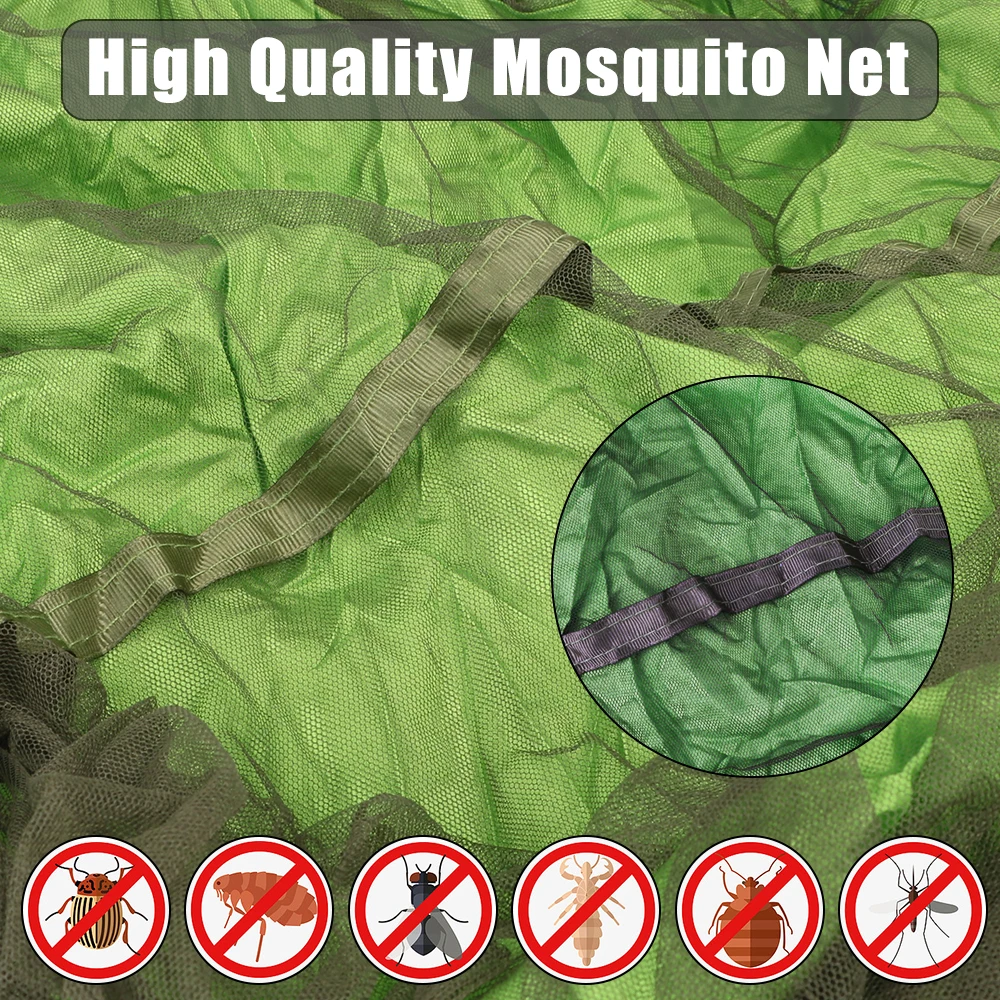 RV Tourist Sleeping Hammock 260x140cm Outdoor Camping Hammock 1-2 Person 300KG Loading Bed With Mosquito Net Car Accessories