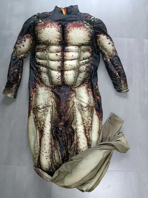 High Quality Full Body Muscle Padding Predator Cosplay Costume Six Pad Muscle Predator Suit 1