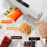 Professional Vacuum Kitchen Sealing Machine Sealer for Food Vacuumor for Products  Cuisine Packaging Plastic Bag Sealant 4