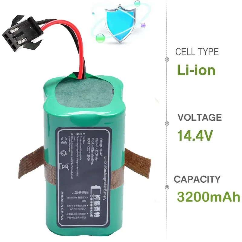 2500mAh 25.2V 取り外し可能なバッテリー、JASHEN JS-AV02A02