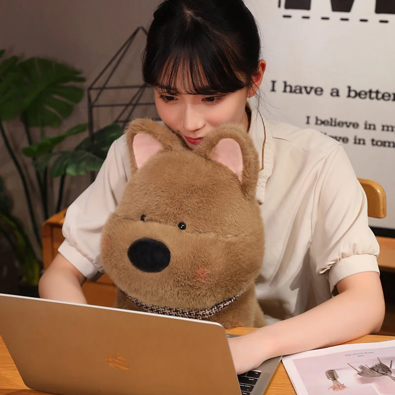 Kawaii Adorable Fluffy Terrier Plush (30cm) - Limited Edition