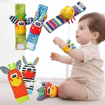 Baby Rattle Socks & Wrist Strap Set 1