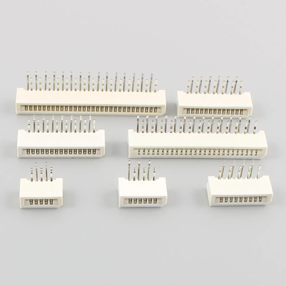 FPC FFC 1mm 1.0mm Pitch 4 5 6 7 8 9 10 11 12 13 14 15 16 18 20 22 24 25 26 28 30 Pin Dual Right Angle Flat Cable Connector 2