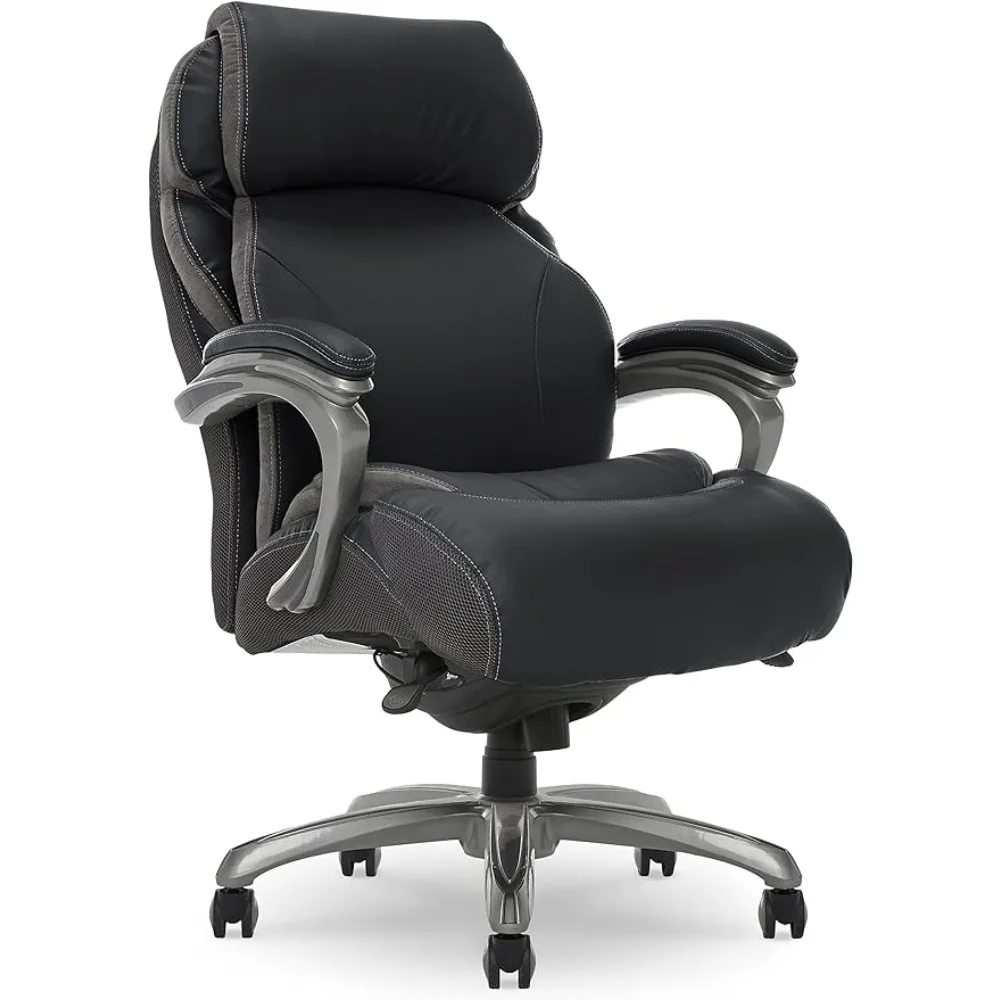 

Executive Office Chair with AIR Technology and Smart Layers Premium Elite Foam, Supports up to 350 Pounds, Bonded Leather