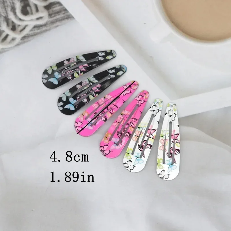 10-100pcs Hair Accessories Candy Color Dripping Hair Clip Princess Barrette Korean Hairclip Cartoon Headdress Hairpins for Girls