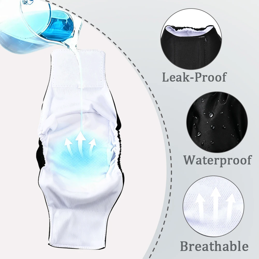 Reusable Male Dog Diaper 4