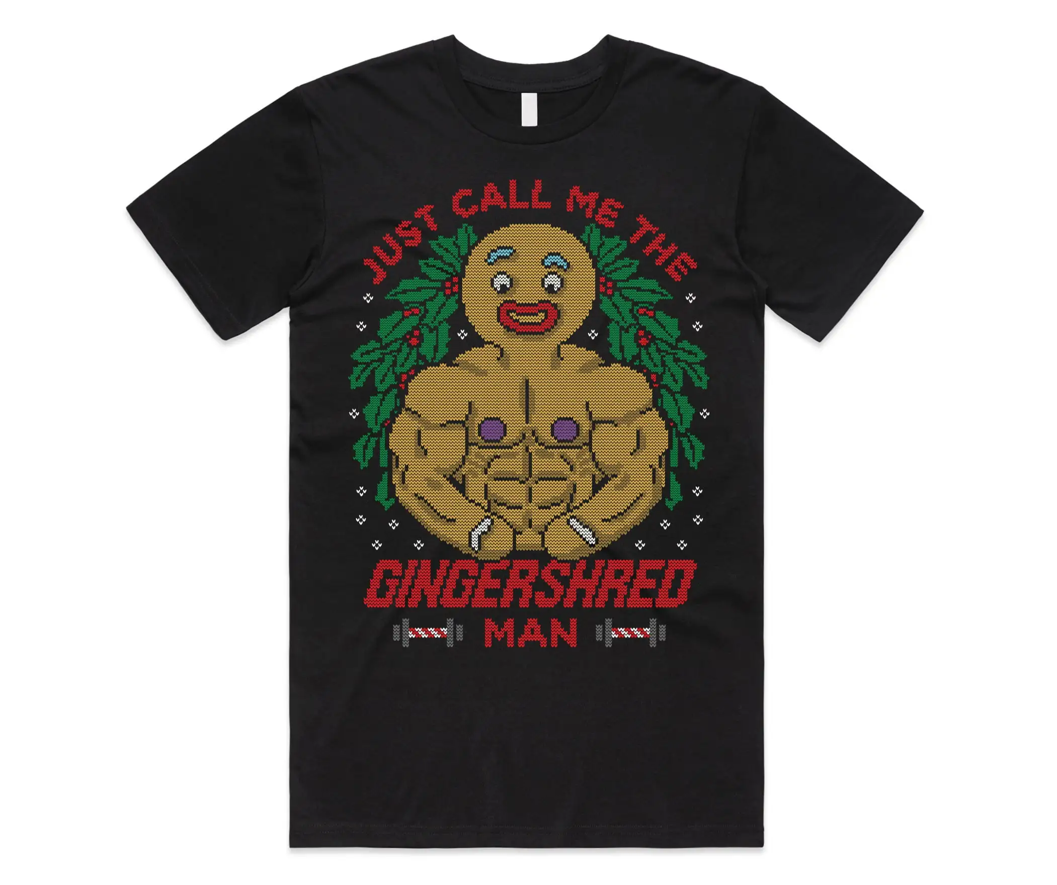 Just Call Me The Gingershred Man T-Shirt Tee Top Christmas