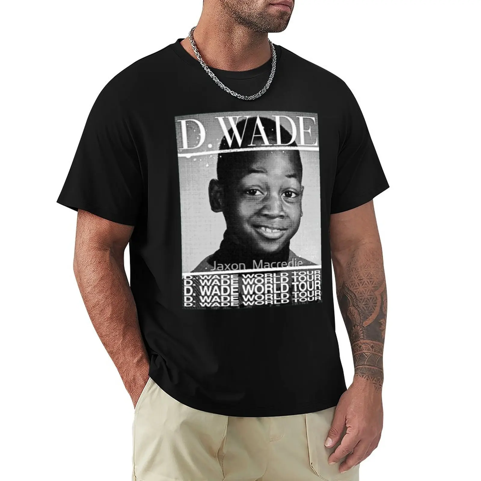 Dwyaneer E Wade D-Wade Wow 2023 Basket Stars (10) Tees T-Shirt Grafica Casual Harajuku Campaign Humor Graphic Leisure Eur
