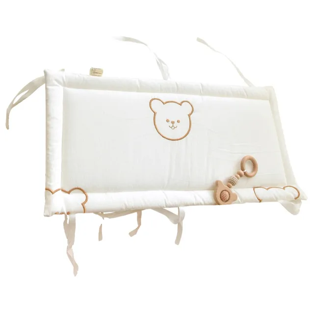 Newborn Crib Bed Circumference Baby Anti-collision Buffer Soft Bag Splicing Bed Extended Anti-drop Bumper Baby room decoration 5