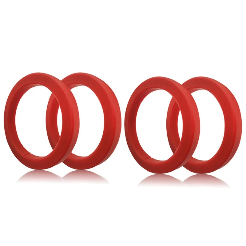 Guarnizione Classica Gaggia Per Macchina Da Caffè Espresso E61-Anello In Silicone Rosso Compatibile Per Expobar E61/Kees/Wega 4 Pezzi