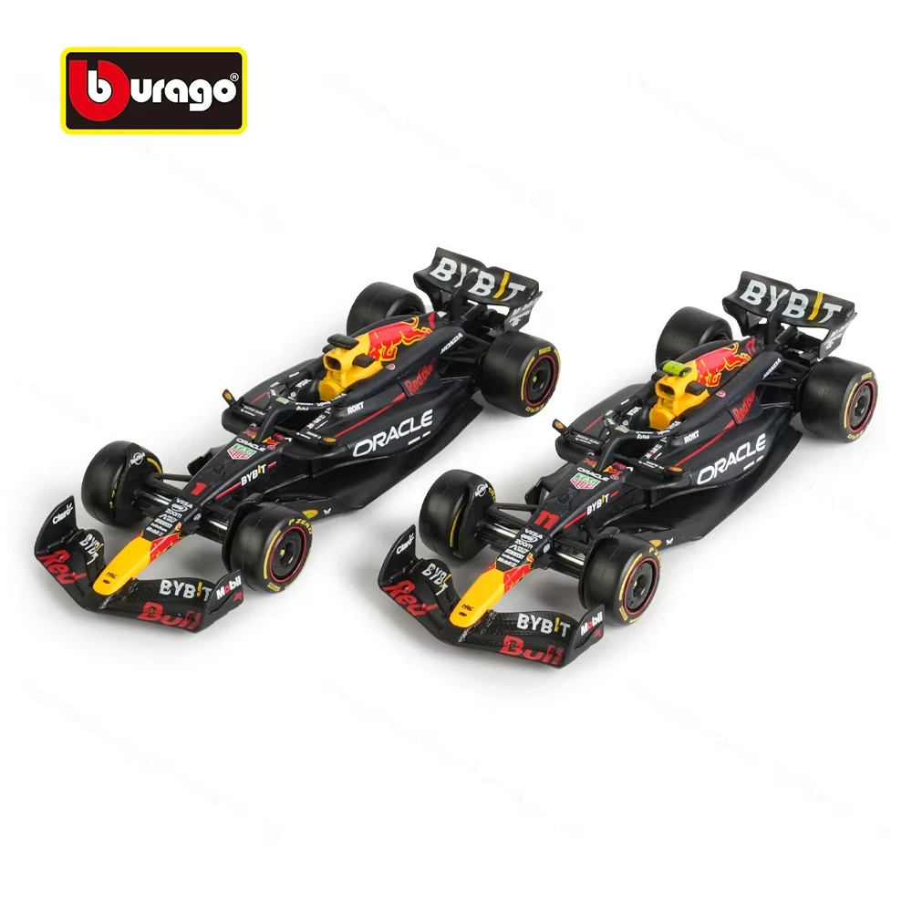 Bburago 1:43 RedBull RB20 1 Verstappen 11 Perez  F1 2024 Oracle Alloy Die Cast Car Model Toy Formula 1 Collection Kid Gift 2