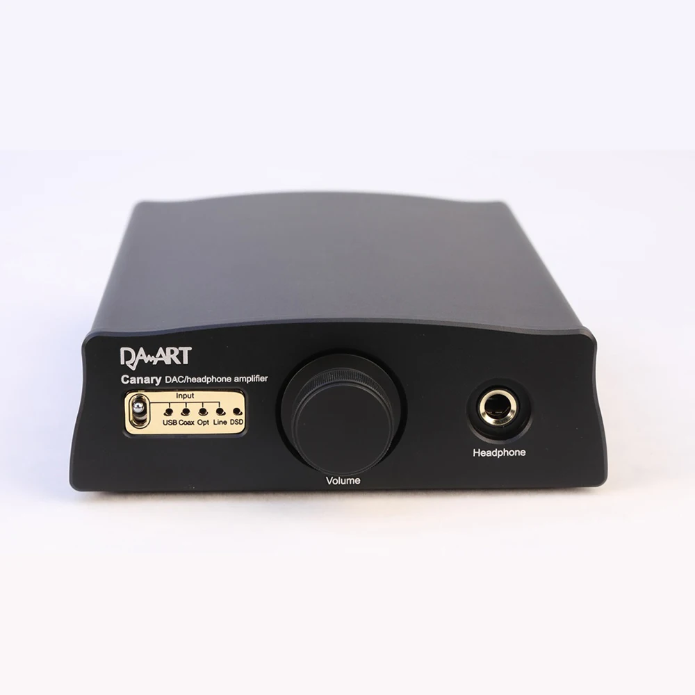 Yulong DAART 카나리아 데스크탑 헤드폰 앰프 ESS9018MK2 XMOS DSD256 PCM384KHz 오디오 매니아를 위한 동축 광학 USB DAC