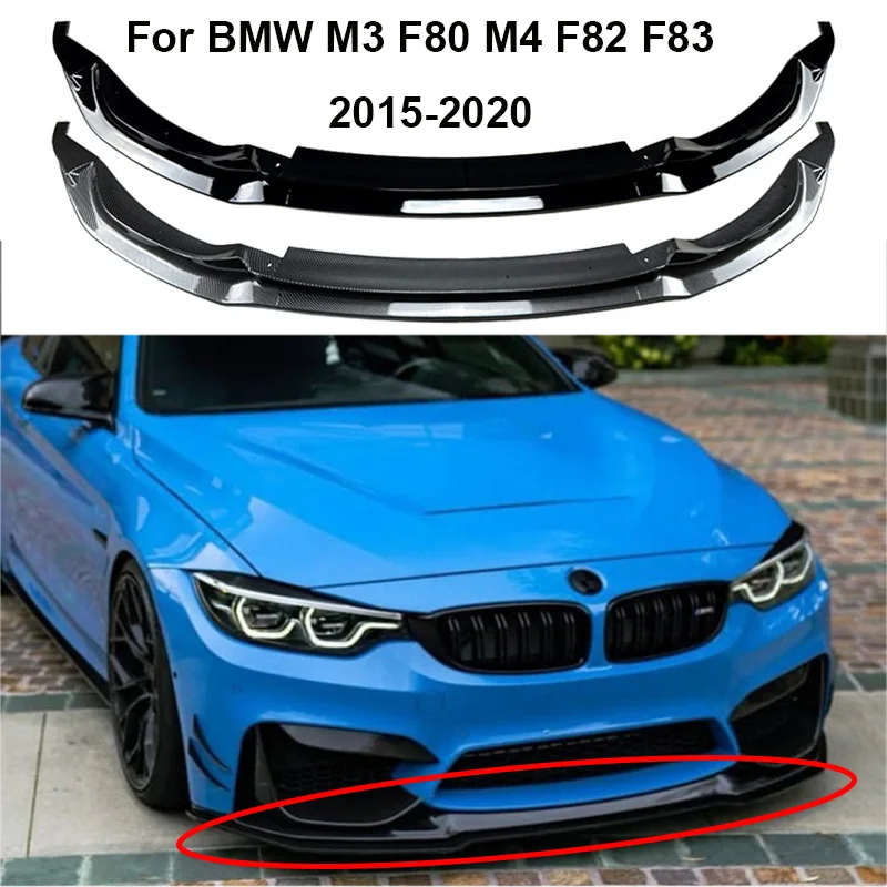 

3 шт., сплиттер для переднего бампера BMW M3 F80 M4 F82 F83 2015-2020