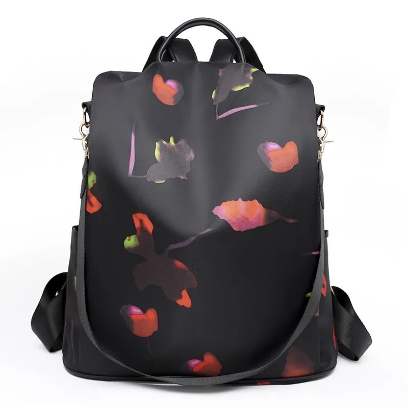 New Oxford Fabric Backpack With Fashionable Printing Large CapaCity ClassiC Commuting Backpack Single Shoulder Strap