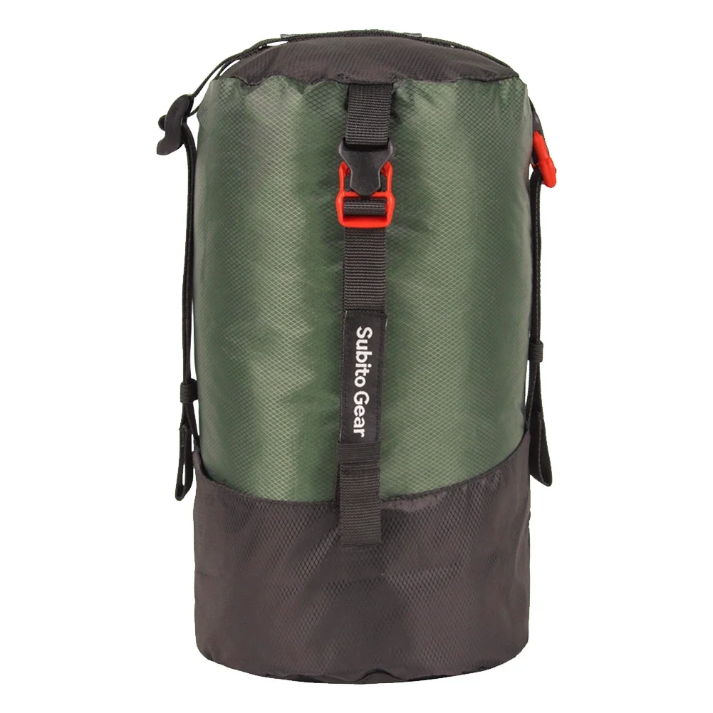 Sleeping Bag Compression Pack Waterproof Ultralight Stuff Sack Multi-Purpose Space Saving For Down Jackets