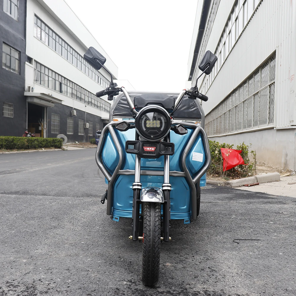 Small Electric Cargo Tricycle Customize Color Adult Transport
