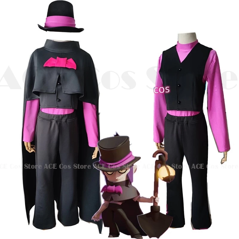 

Adult Kids Brawler Vampire Mortis Cosplay Costume Brawl Suit Cloak Cosplay Outfit Uniform Star Game Halloween Party Role play
