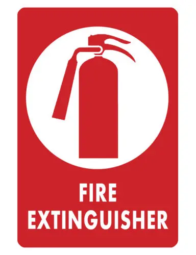 FIRE-EXTINGUISHER-SAFETY-SIGN-Durable-Aluminum-WEATHER-PROOF-NO-RUST ...