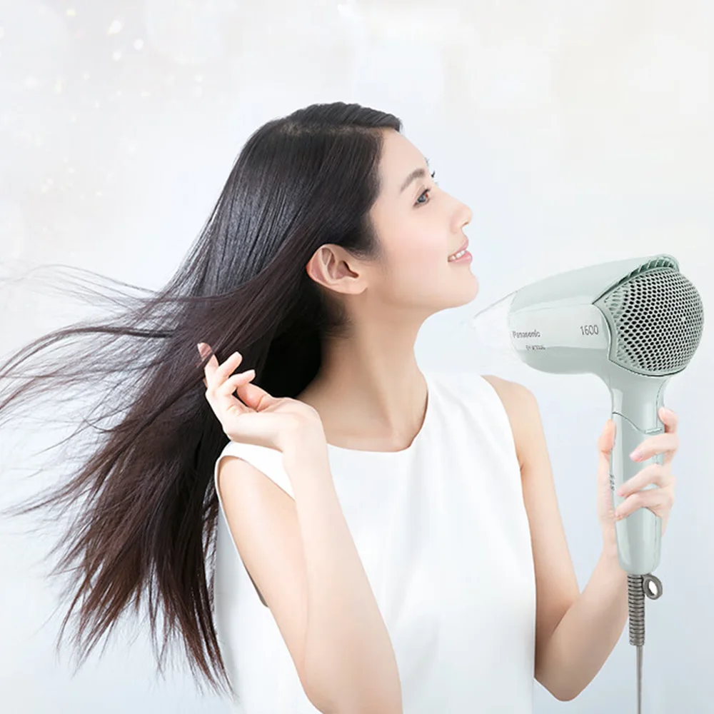 Panasonic Hair Dryer 1600W Negative Ion Hair Care 3 Modes Lightweight Portable Quiet Design Home Dryer