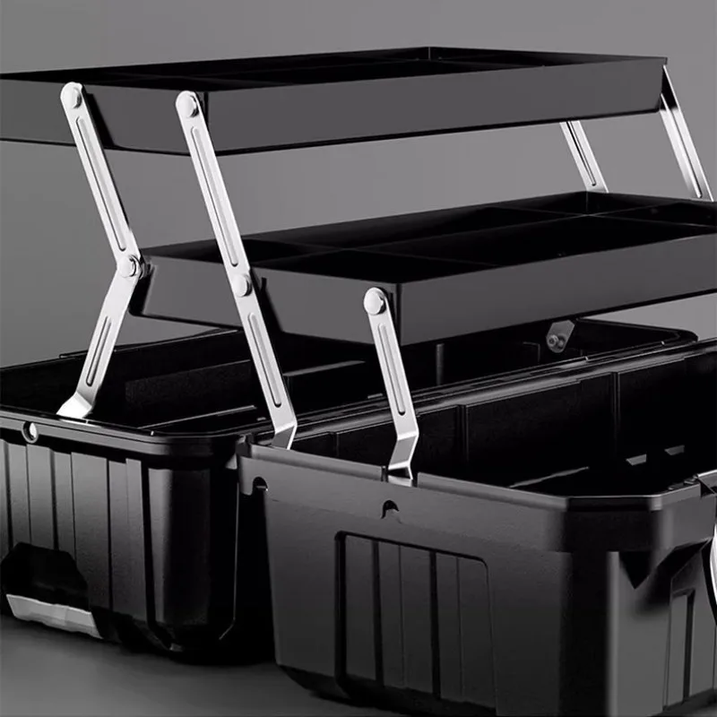Multifunction Tool Box Folding Portable Multilayer Electrician Tool Organizer Hardware Accessories Storage Waterproof Tool Box 6