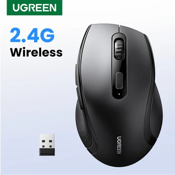 UGREEN Wireless Mouse for Computer 1600DPI Silent Mouse with 2.4GHz USB Receiver 1