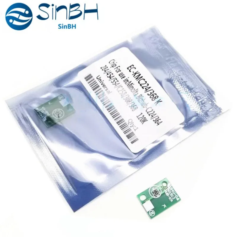 Cartucho Chip Tn324k Toner Chip Tn324 Tn324 Toner Cartucho Redefinir Chip para Konica Minolta Bizhub C258 C308 C368 40 Peças 120k 95k - Imagem 2