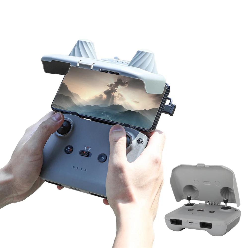 Per Dji Mini 3/4Pro Mavic 3/Air 2 2S 3 Telecomando Sunhood 2 In1 Controller Protector Per Dji Rc-N1/N2 Hard Case Parasole Set