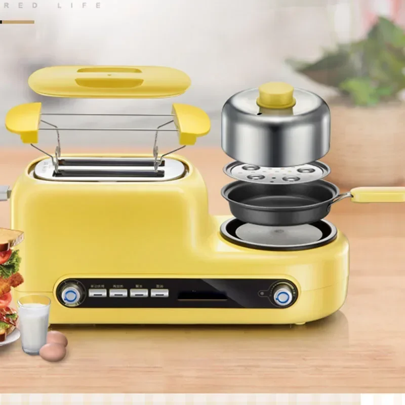 Household Sandwich Breakfast Maker Machine Toast Home Multi-function Small Four-in-one Toaster Soil Toaster 5