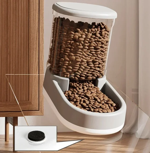 Automatic Pet Water & Food Dispenser - Gravity Flow Feeder for Cats & Dogs 3