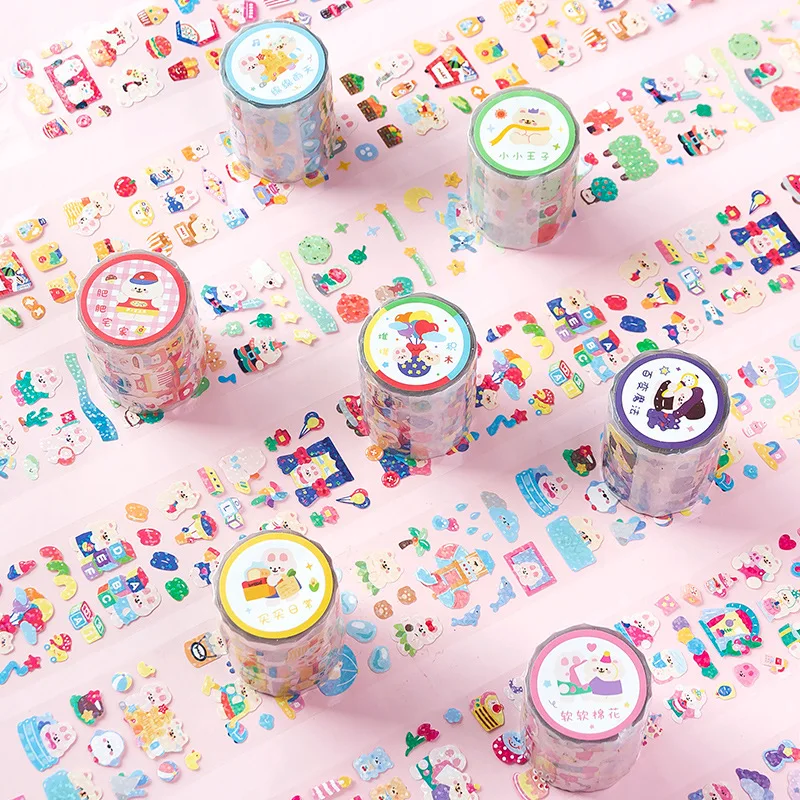 

1pcs/1lot kawaii Stationery Stickers so cute Diary Planner junk journal Decorative Scrapbooking
