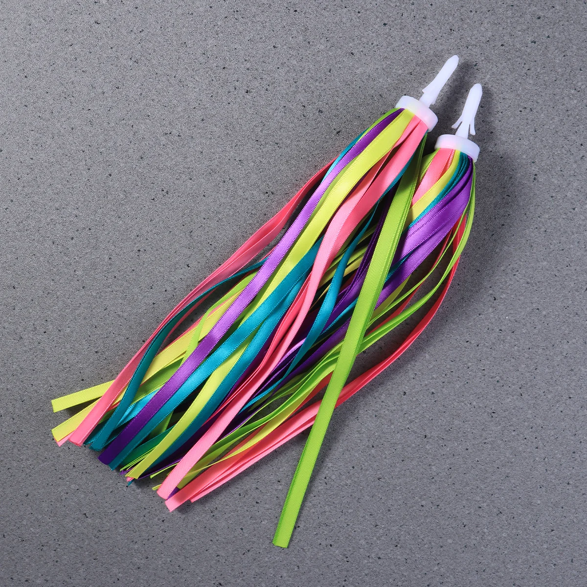 

A Pair of Rainbow Bike Streamers Grips Tassel Ribbons Colorful Handlebar Tassels Bike Handlebar Streamers