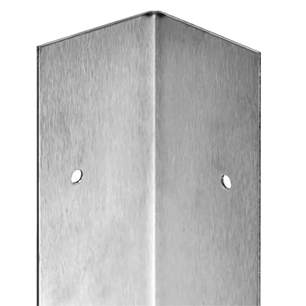 Stainless Steel Corner Protectors Guards Fasteners 2x48 In. 6 Pack Wall Corner Shield Prime-Line Grade Durable Installation Home