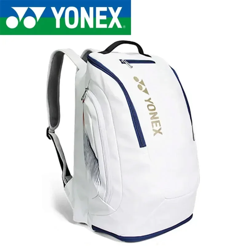 YONEX Badminton Racket Backpack Waterproof Sports 2pcs Tennis Shoulder Bag With Shoe Compartment Ergonomic Design For Unisex 2