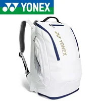 YONEX Badminton Racket Backpack Waterproof Sports 2pcs Tennis Shoulder Bag With Shoe Compartment Ergonomic Design For Unisex 2