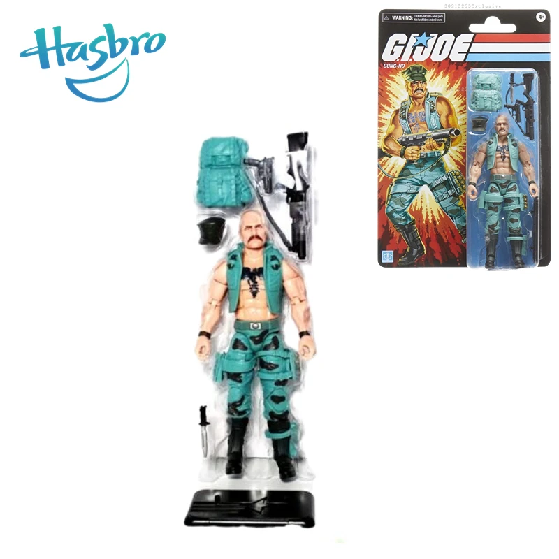 

In Stock Hasbro G.I. Joe GI JOE Classified Series Retro Gung Ho Action Figure Model Toy Collection Hobby Gift