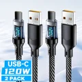 2Pcs USB-A  Cable