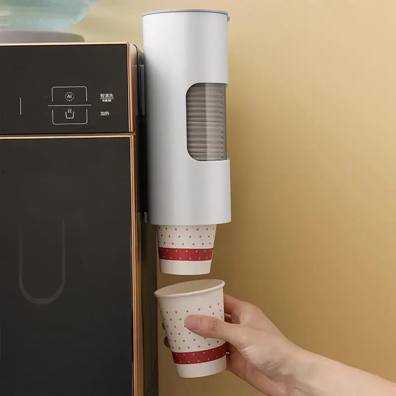 Home Double tube Bottle Holder Rack save space wall mounted pull-out cup dispenser Effective protection against dust contaminant
