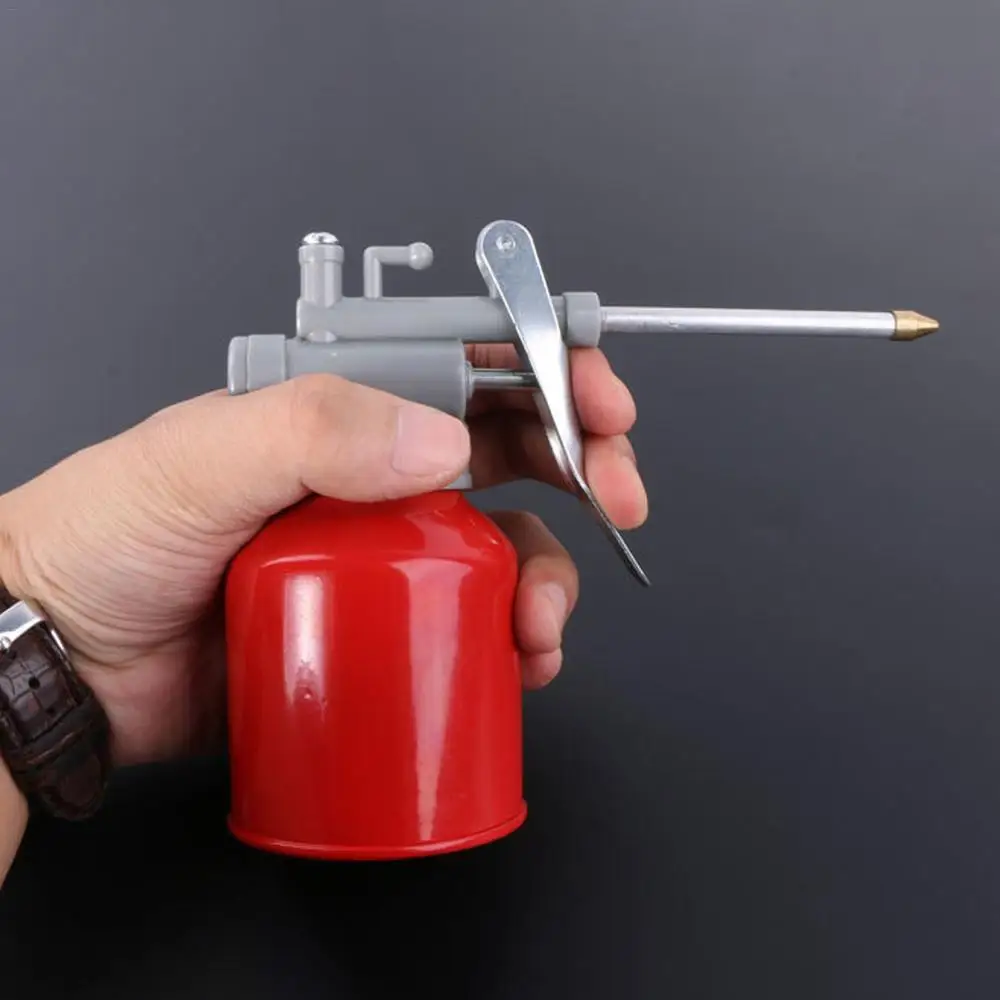 250ML Oil Can Pump Oiler Bottle Manual Oiler for Oiling Lubrication Oil Spray Bottle Nozzle Machine Pot Grease Guns