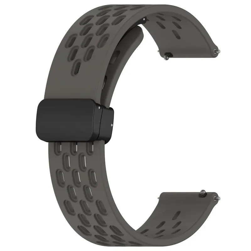 22mm Sports Silicone Magnetic Watch Strap Bracelet - Universal Band
