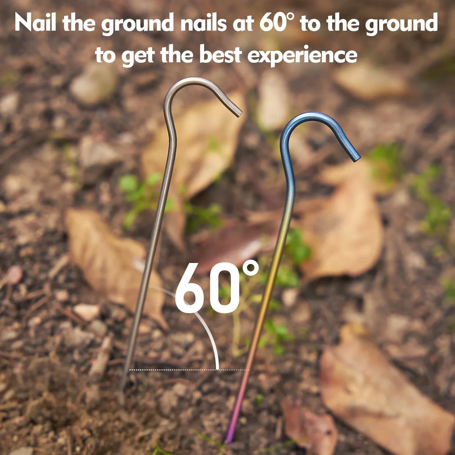 Ultralight Titanium Tent Stakes 6